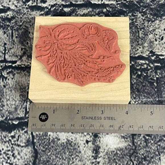 PSX K3183 Pumpkin Gourd Fall Harvest Wooden Stamp - Picture 8 of 8